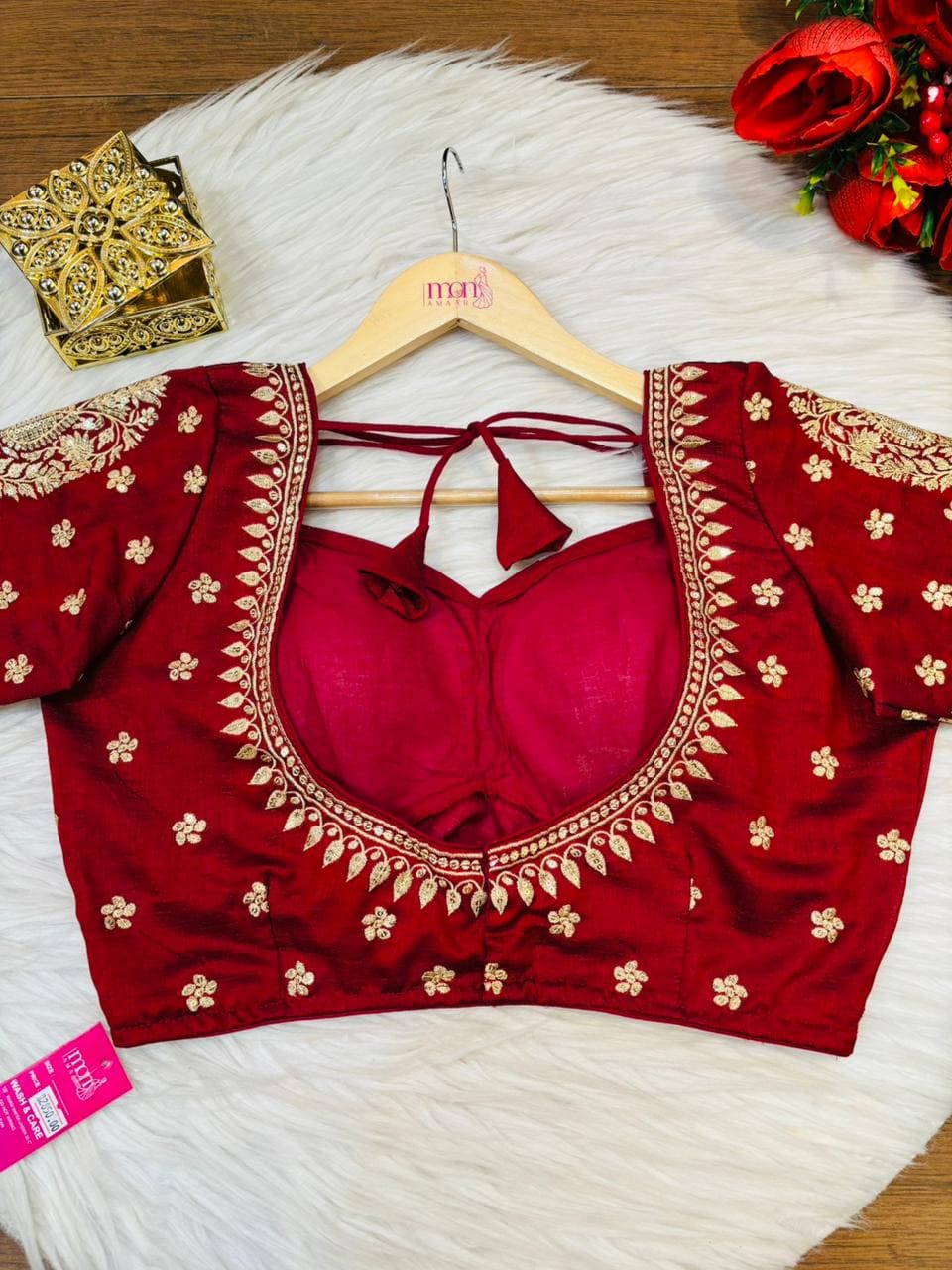 Madhubala Special Vichitra Silk Blouse