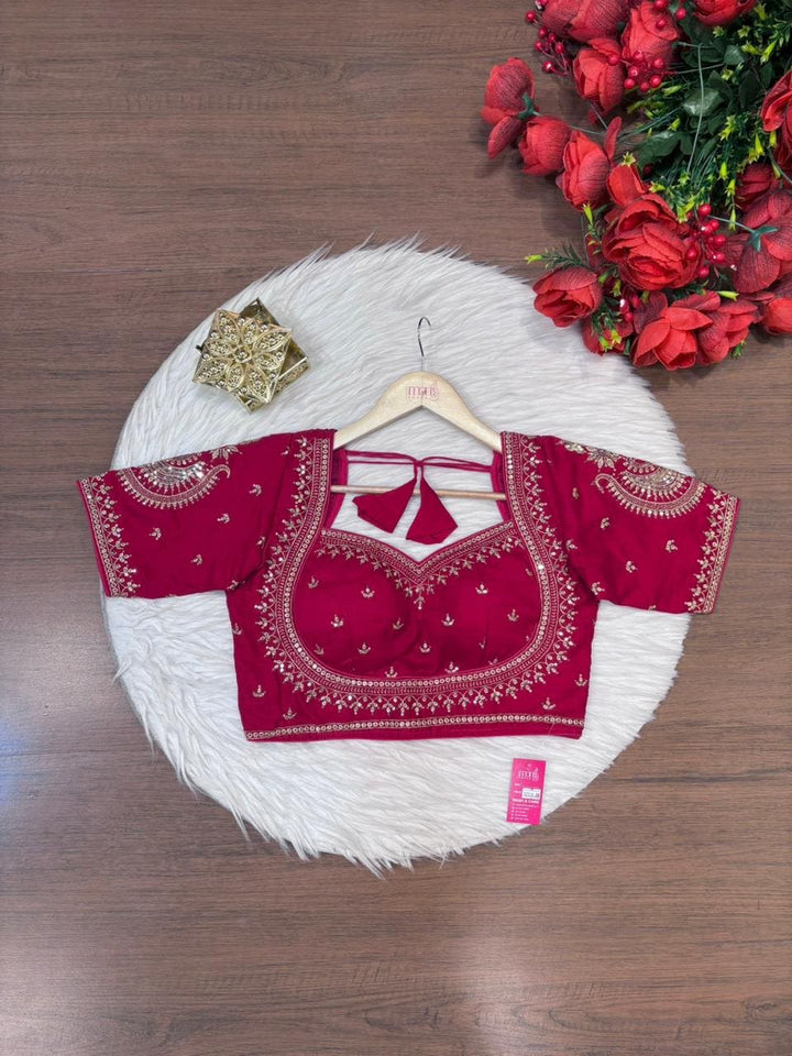 Madhuri Vichitra Silk Blouse