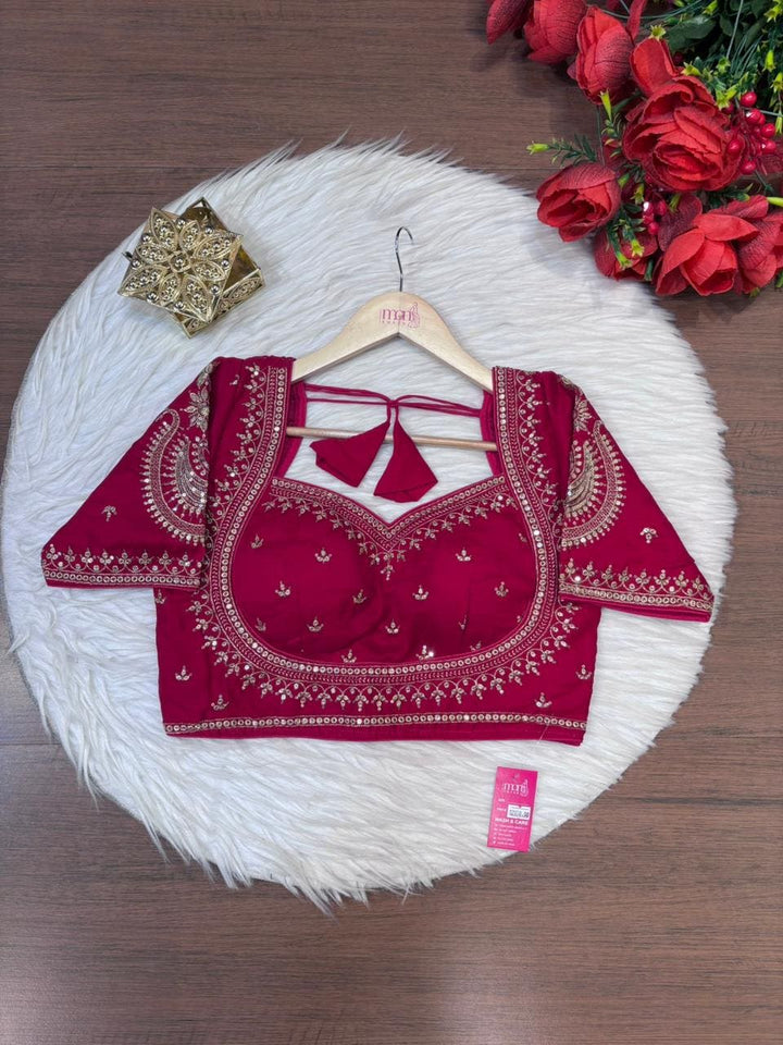 Madhuri Vichitra Silk Blouse