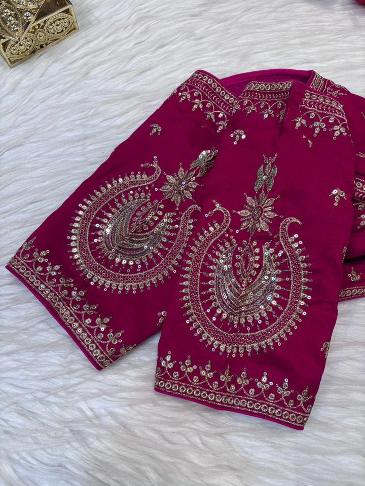 Madhuri Vichitra Silk Blouse