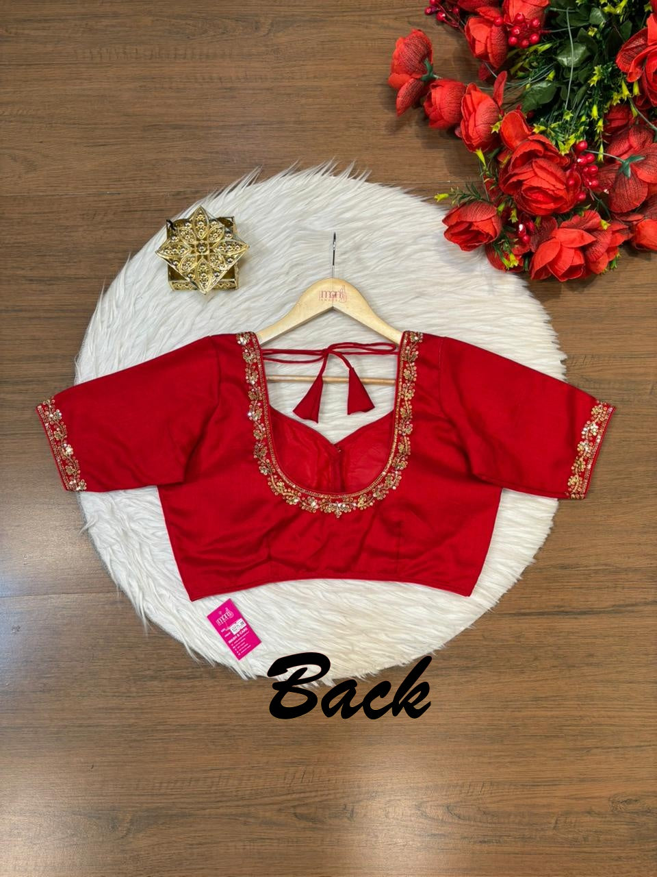 Florea Designer Vichitra Silk Blouse