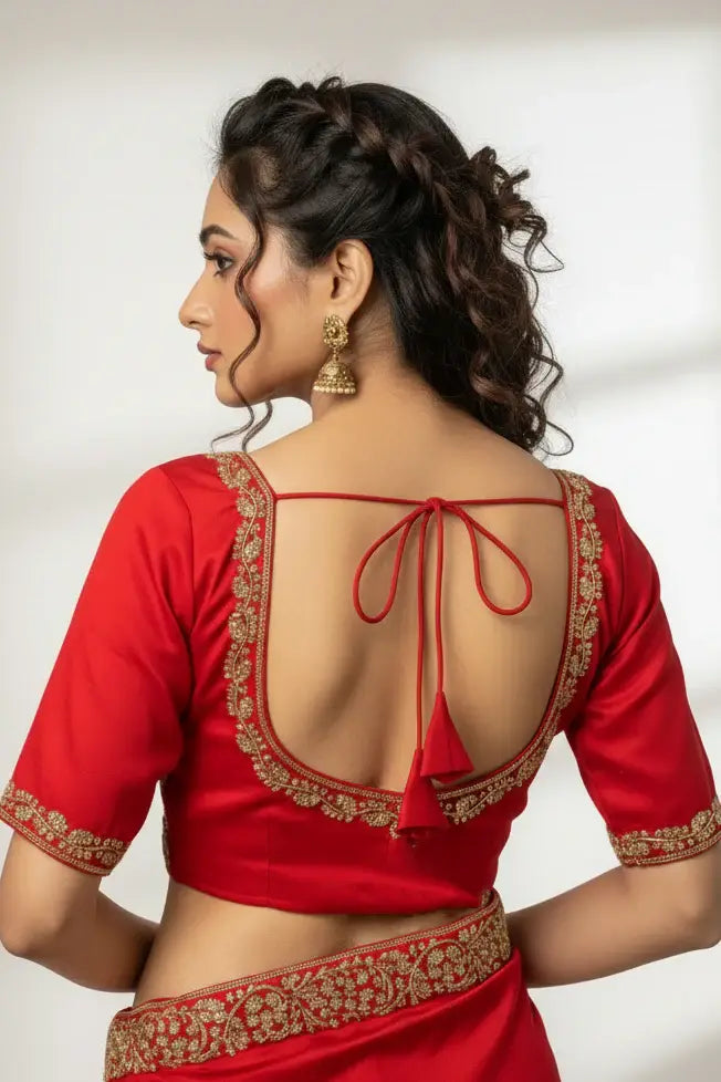 Florea Designer Vichitra Silk Blouse