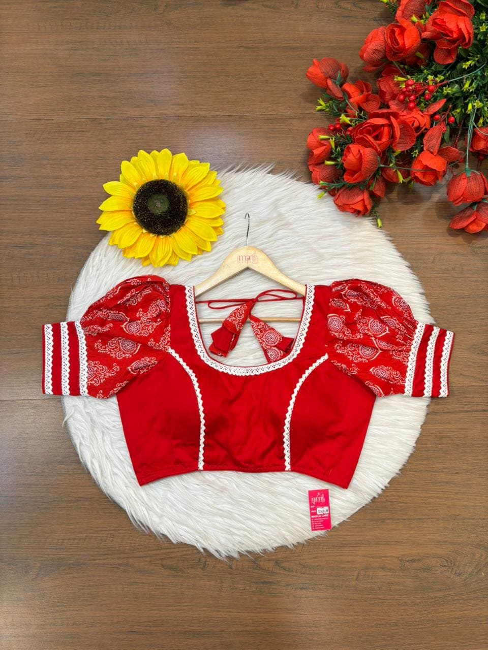 Cultural Curl Cotton Blouse