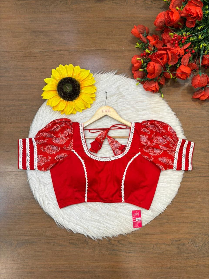 Cultural Curl Cotton Blouse