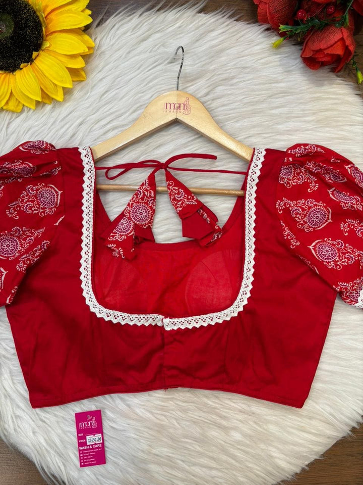 Cultural Curl Cotton Blouse