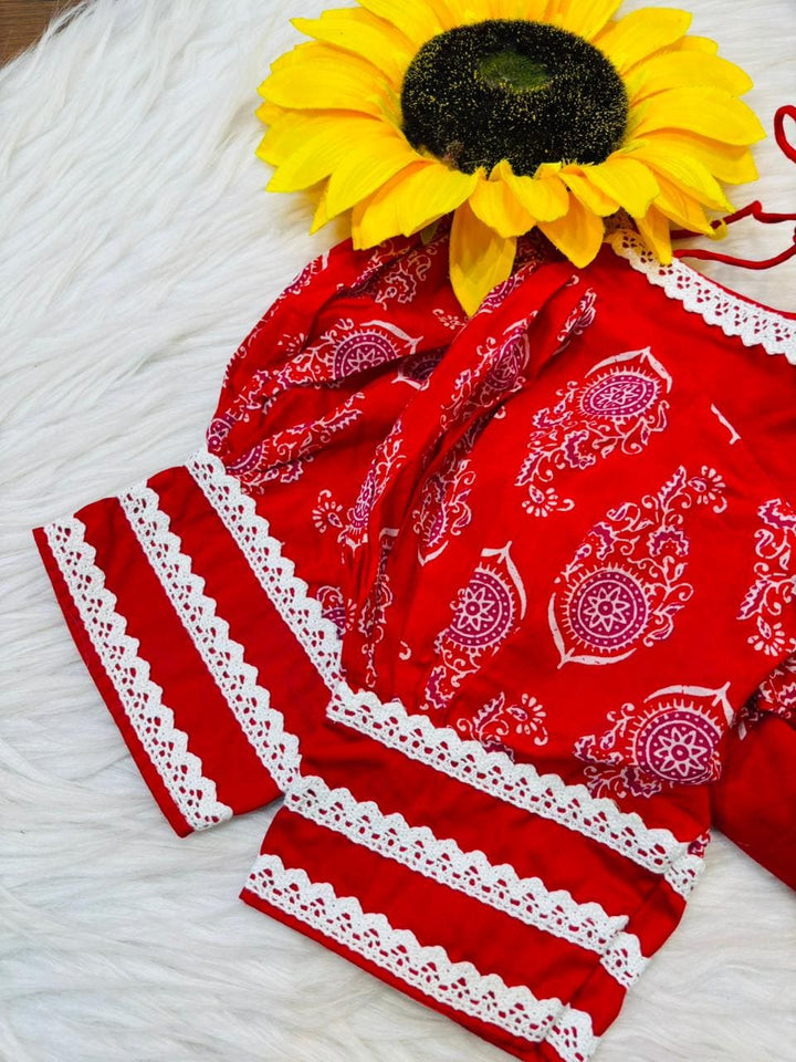 Cultural Curl Cotton Blouse