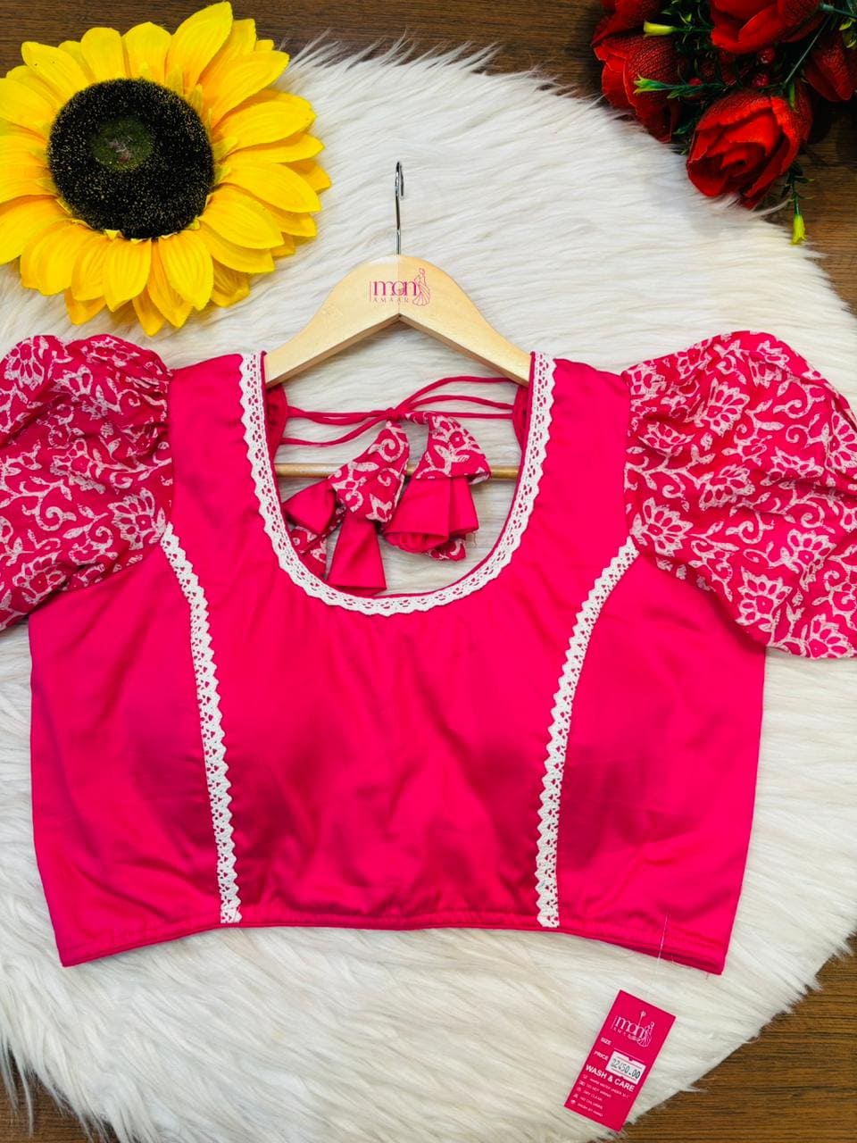 Cultural Curl Cotton Blouse