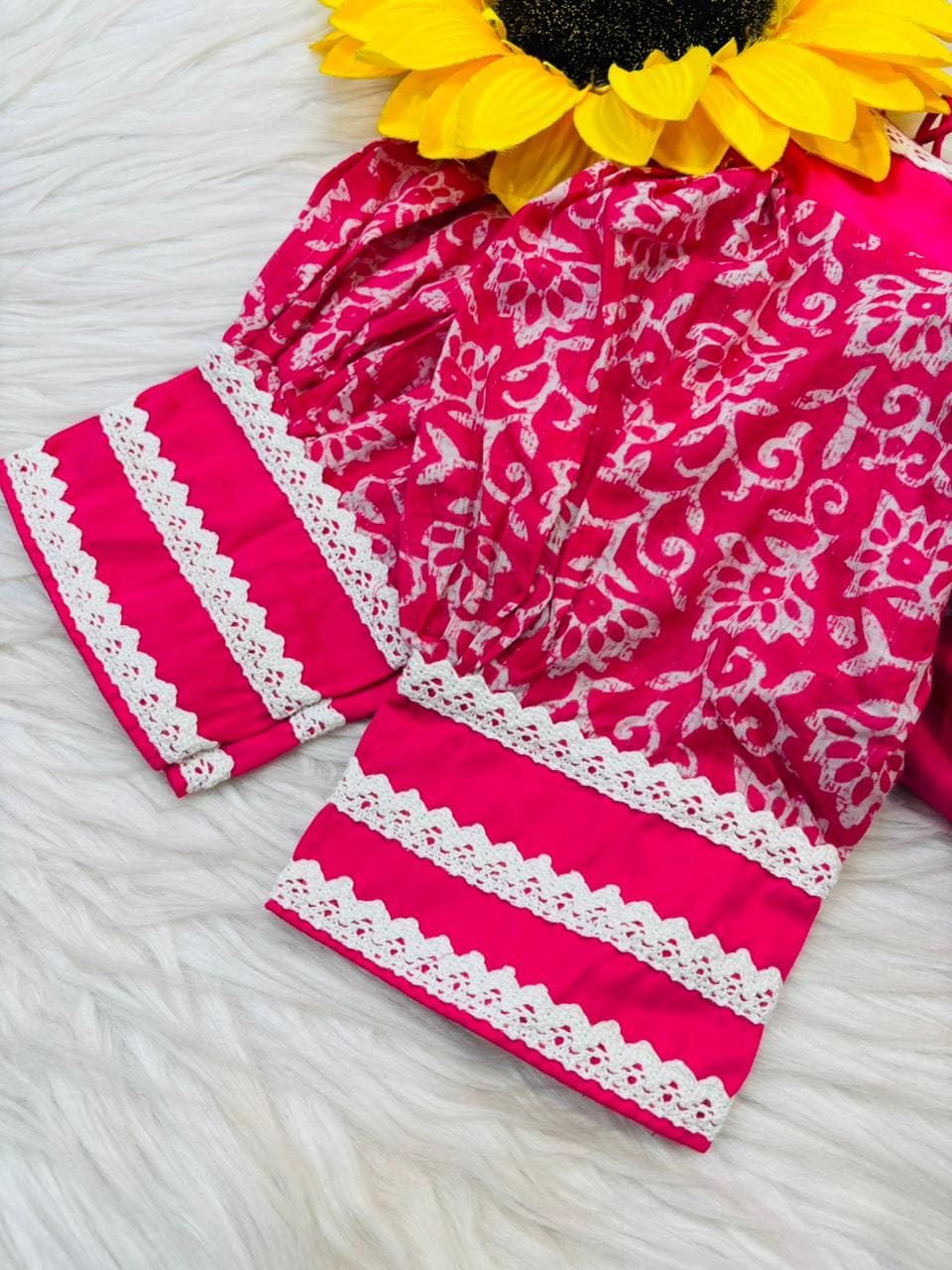 Cultural Curl Cotton Blouse