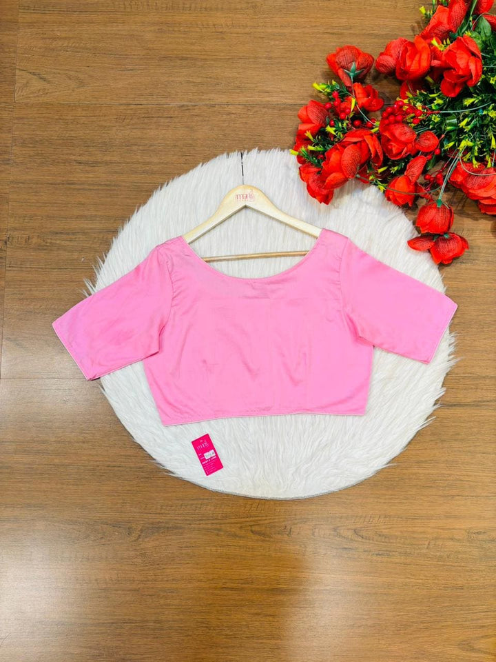 Single And Solid Color Fancy Designer Blouse