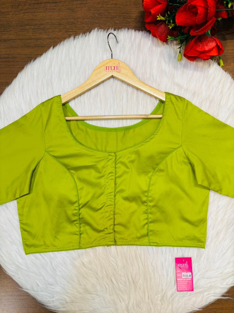 Single And Solid Color Fancy Designer Blouse