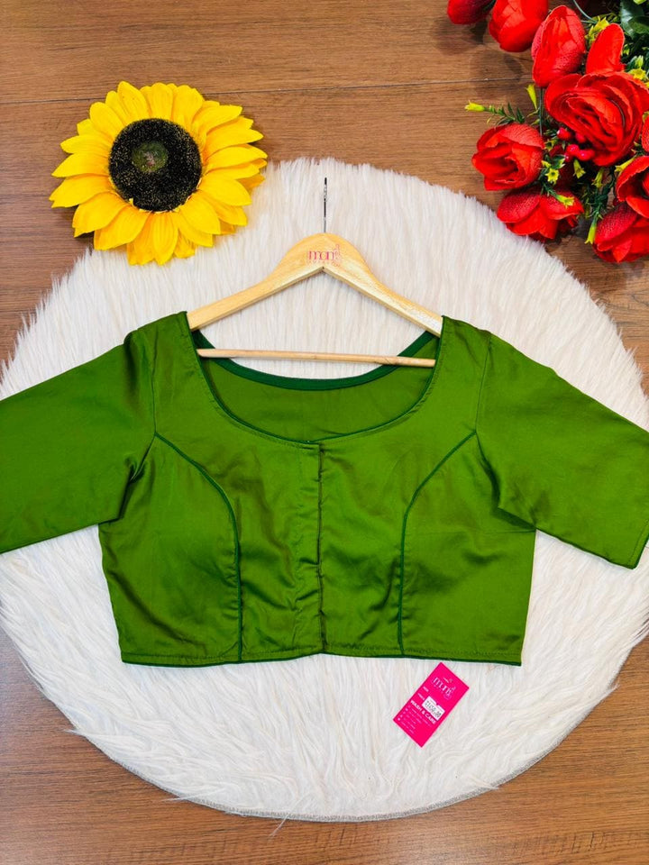 Single And Solid Color Fancy Designer Blouse