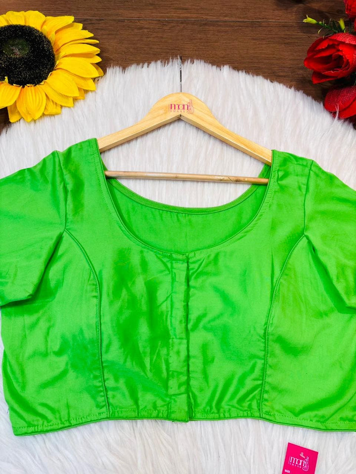 Single And Solid Color Fancy Designer Blouse