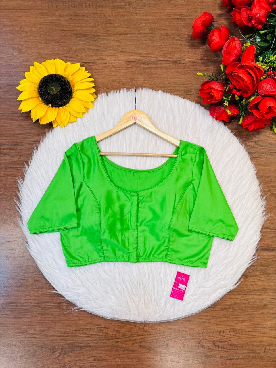 Single And Solid Color Fancy Designer Blouse