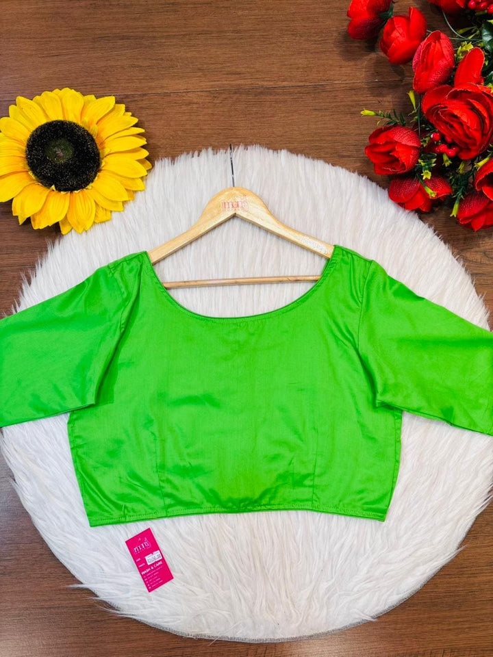 Single And Solid Color Fancy Designer Blouse