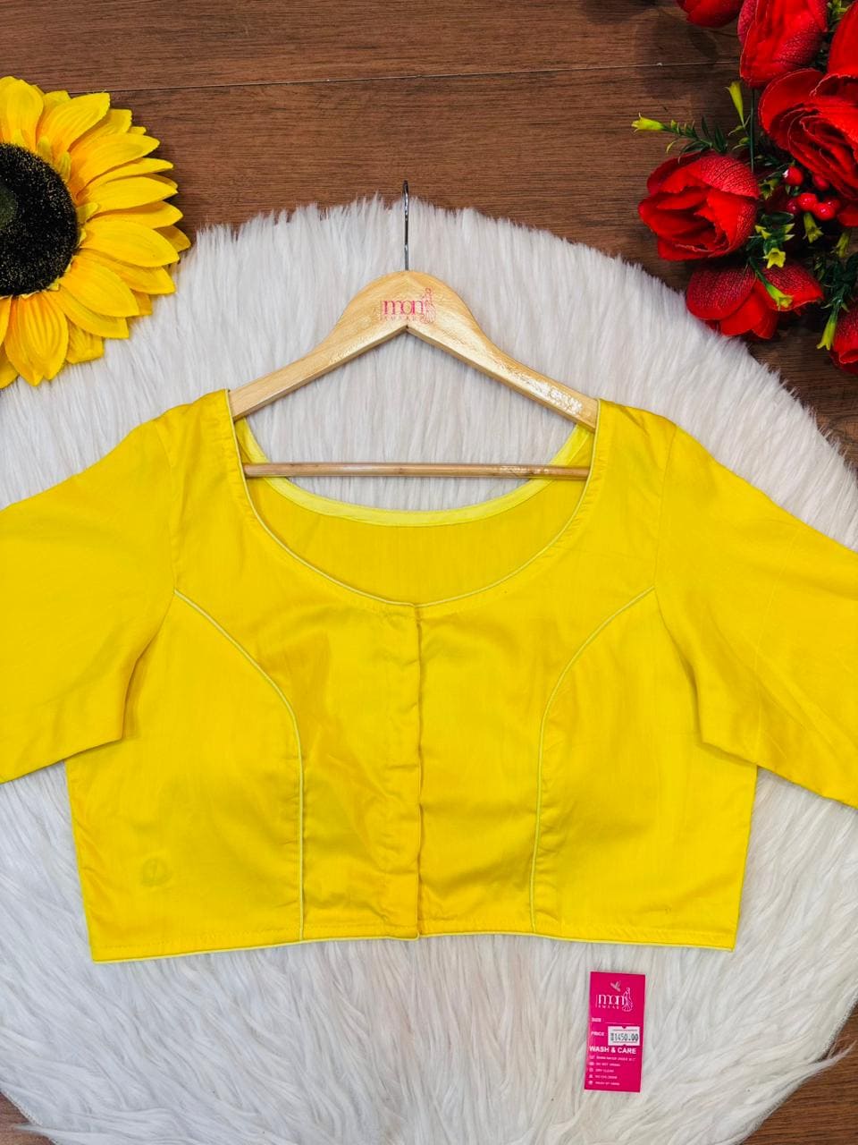 Single And Solid Color Fancy Designer Blouse