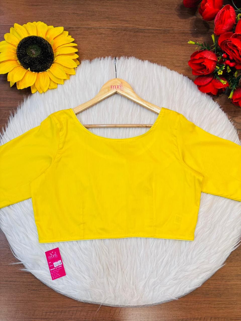 Single And Solid Color Fancy Designer Blouse