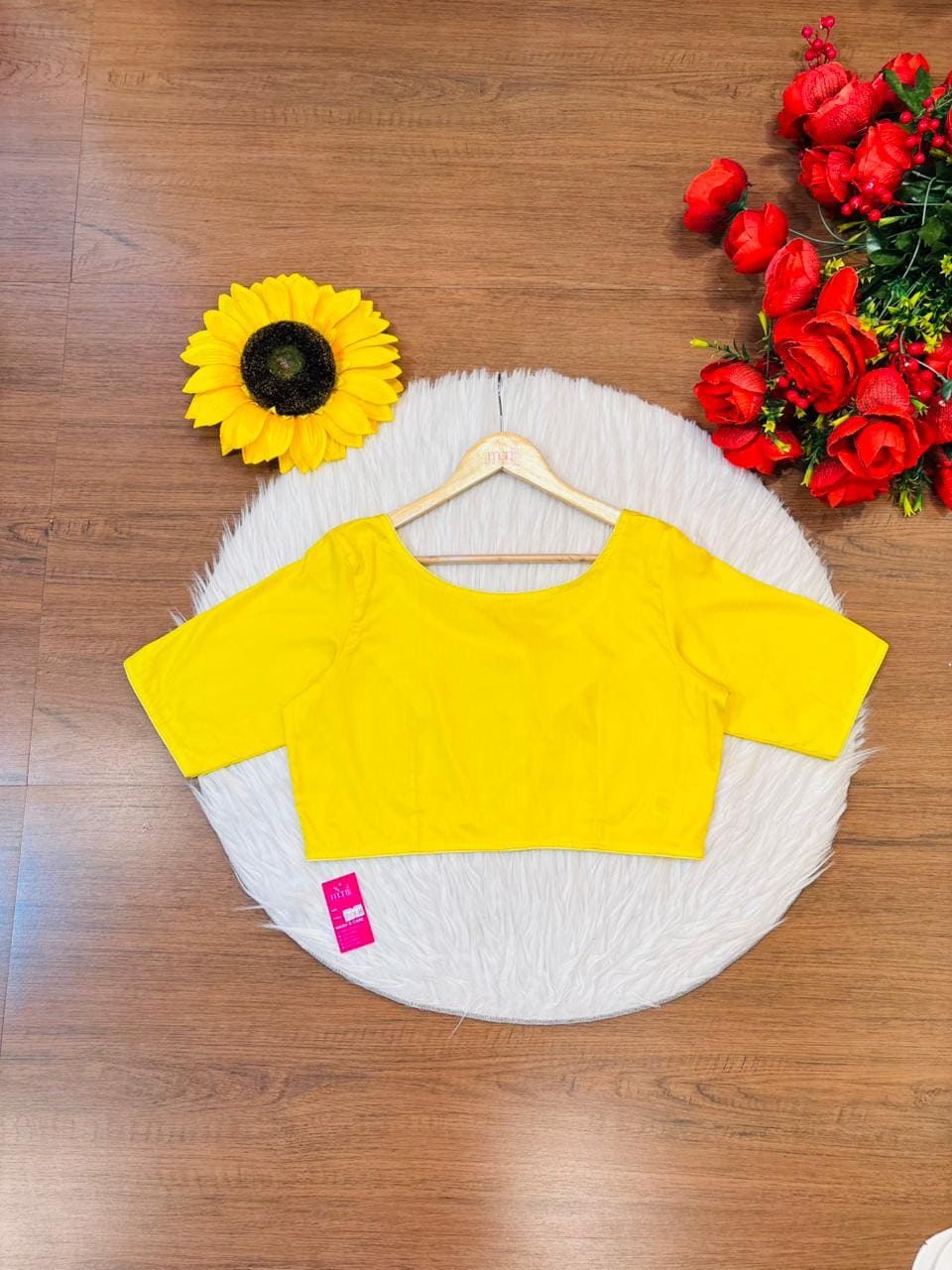 Single And Solid Color Fancy Designer Blouse