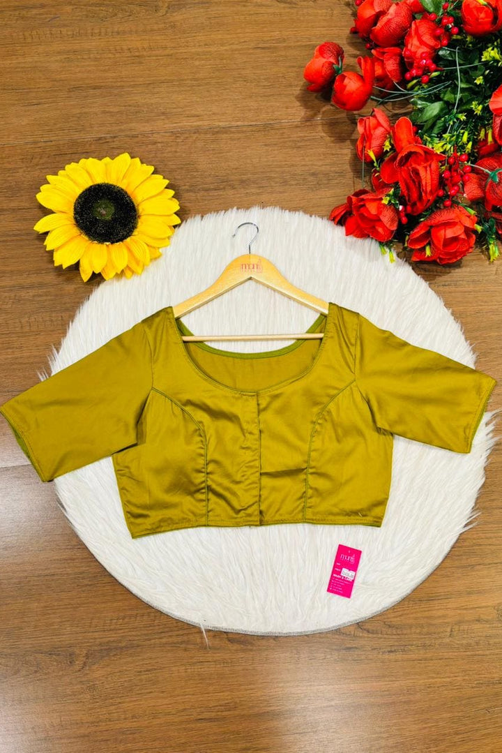 Single And Solid Color Fancy Designer Blouse