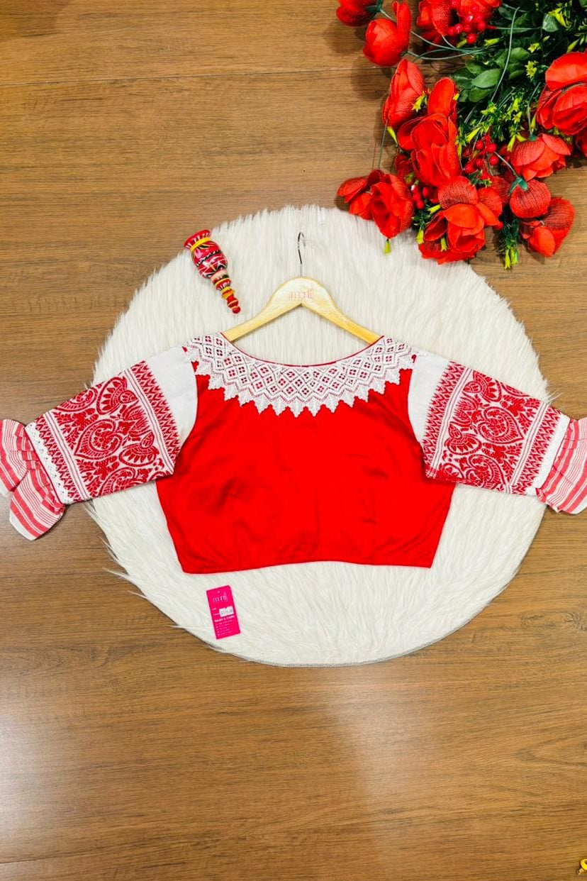 Assamese twist Designer Blouse(Combo-1)