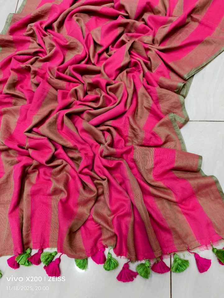 SonarSwapna Mul Cotton Saree