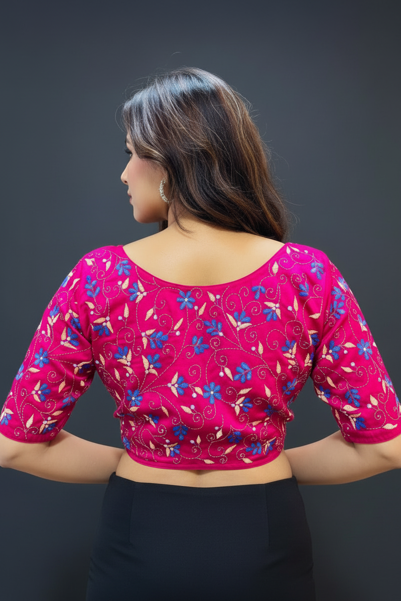 Param Sundari Cotton Blouse