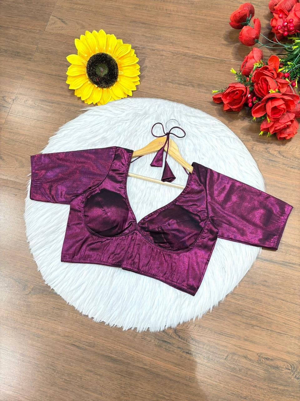 Twilight Orchid - Tissue Designer  Blouse