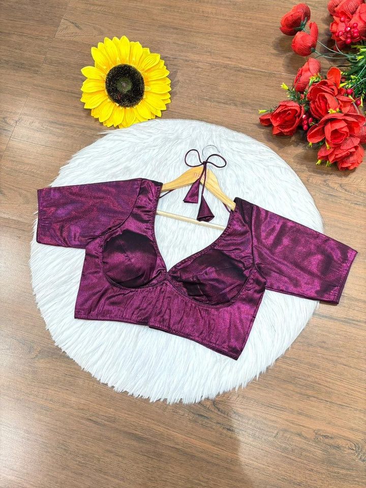 Twilight Orchid - Tissue Designer  Blouse