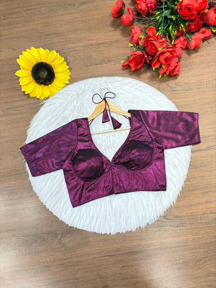 Twilight Orchid - Tissue Designer  Blouse