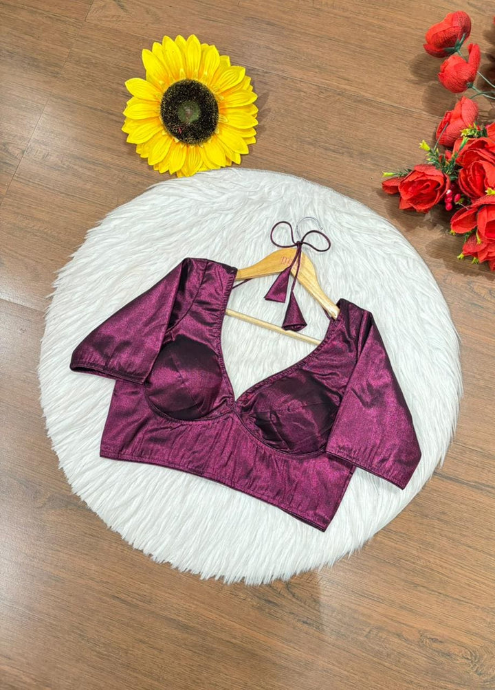 Twilight Orchid - Tissue Designer  Blouse