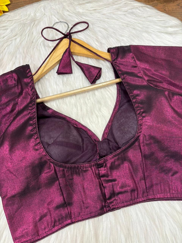 Twilight Orchid - Tissue Designer  Blouse