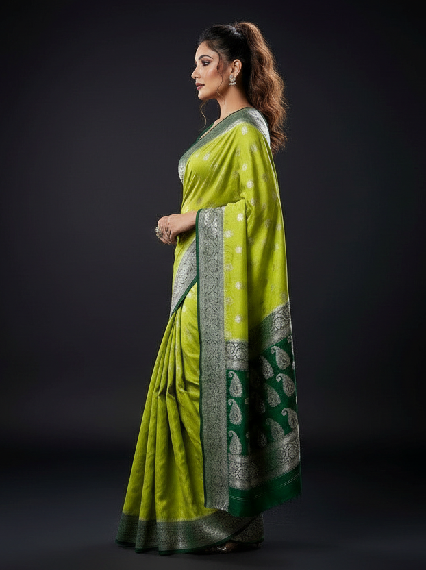 Banarasi Semi Katan Silk saree