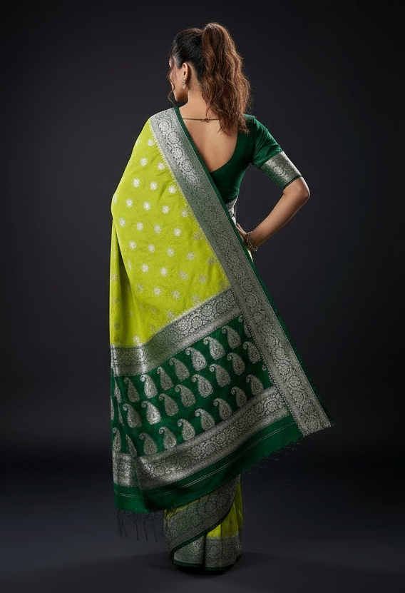 Banarasi Semi Katan Silk saree