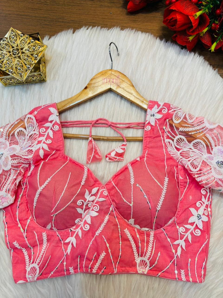 Too Perfect Designer Net Blouse