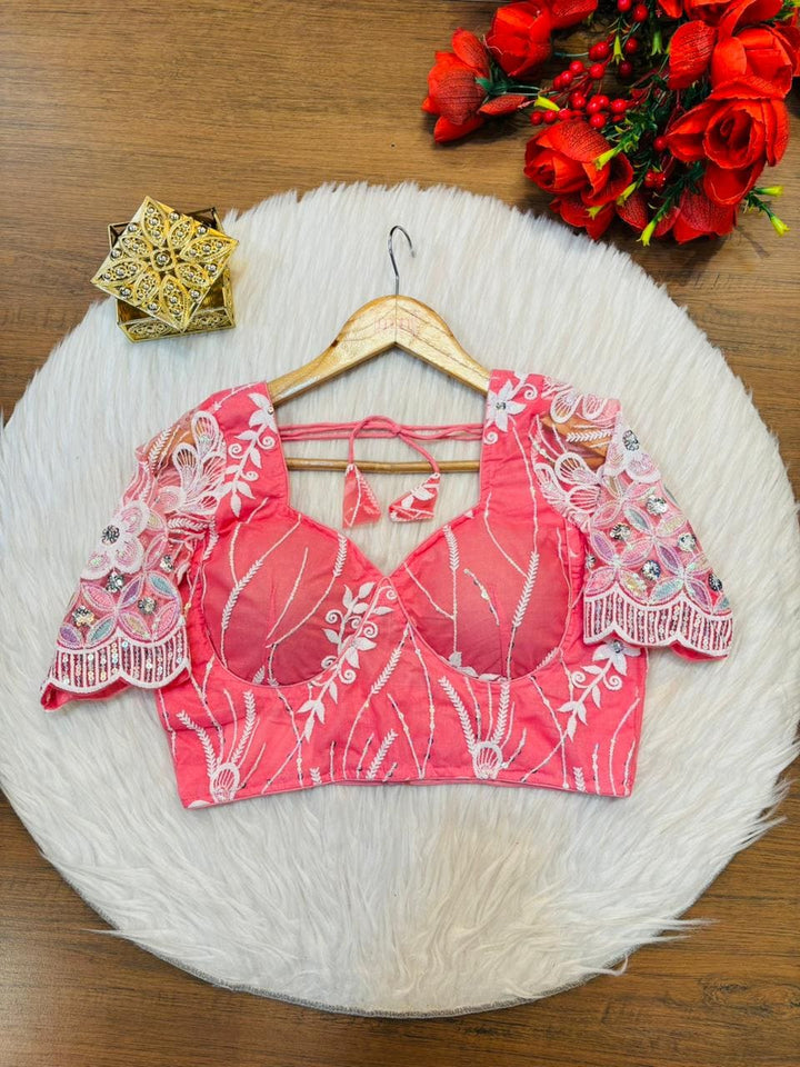 Too Perfect Designer Net Blouse