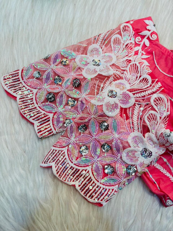 Too Perfect Designer Net Blouse