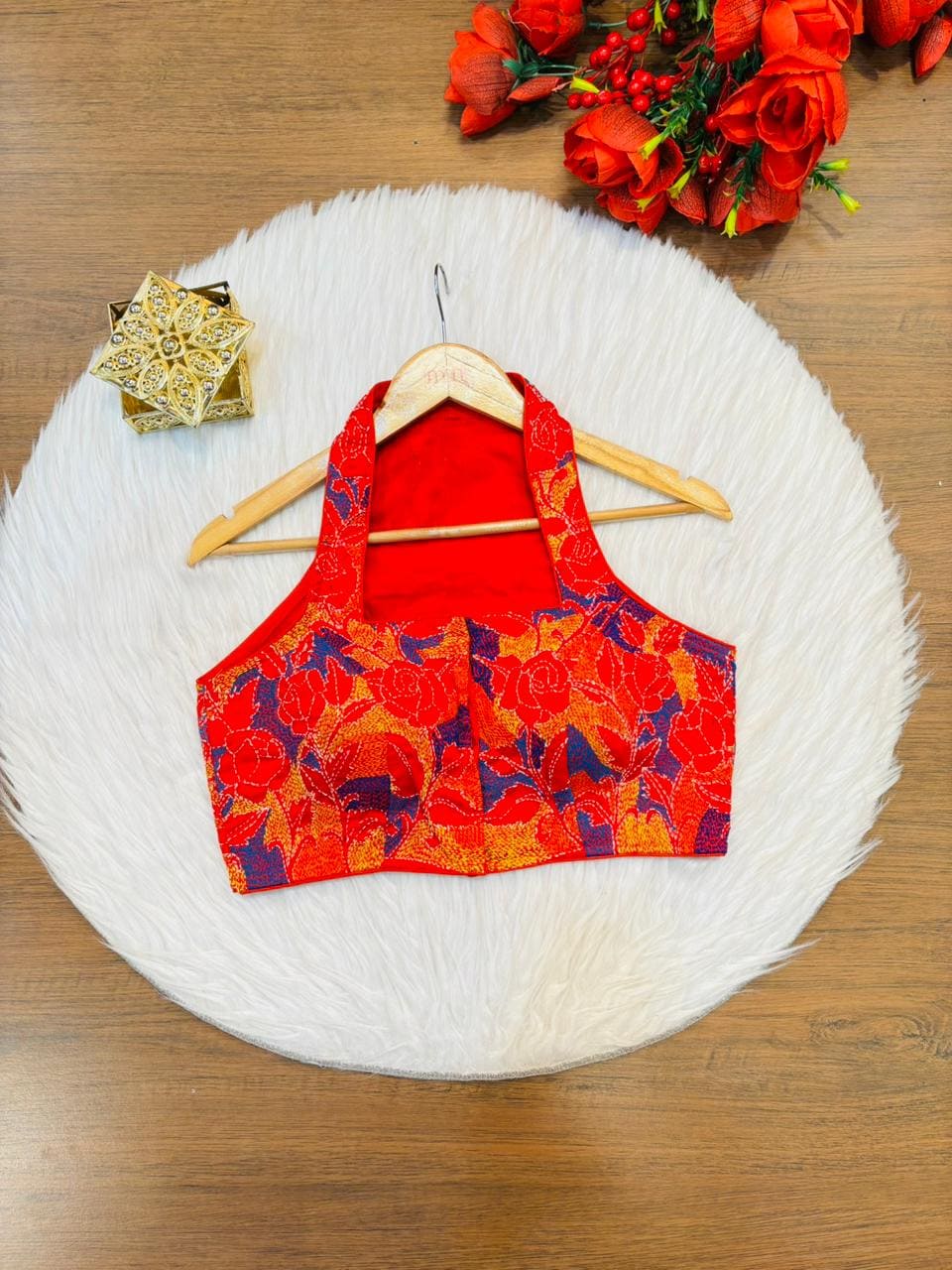 Queen Bee Kantha Stitch Blouse