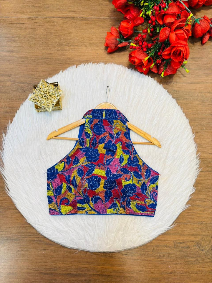 Queen Bee Kantha Stitch Blouse