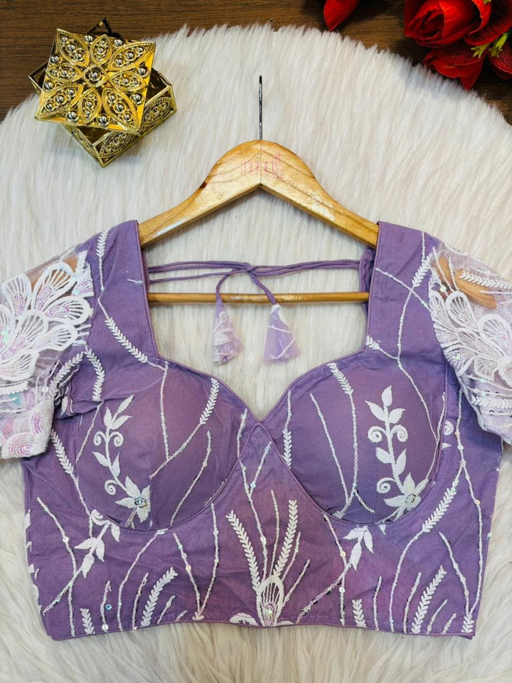 Too Perfect Designer Net Blouse