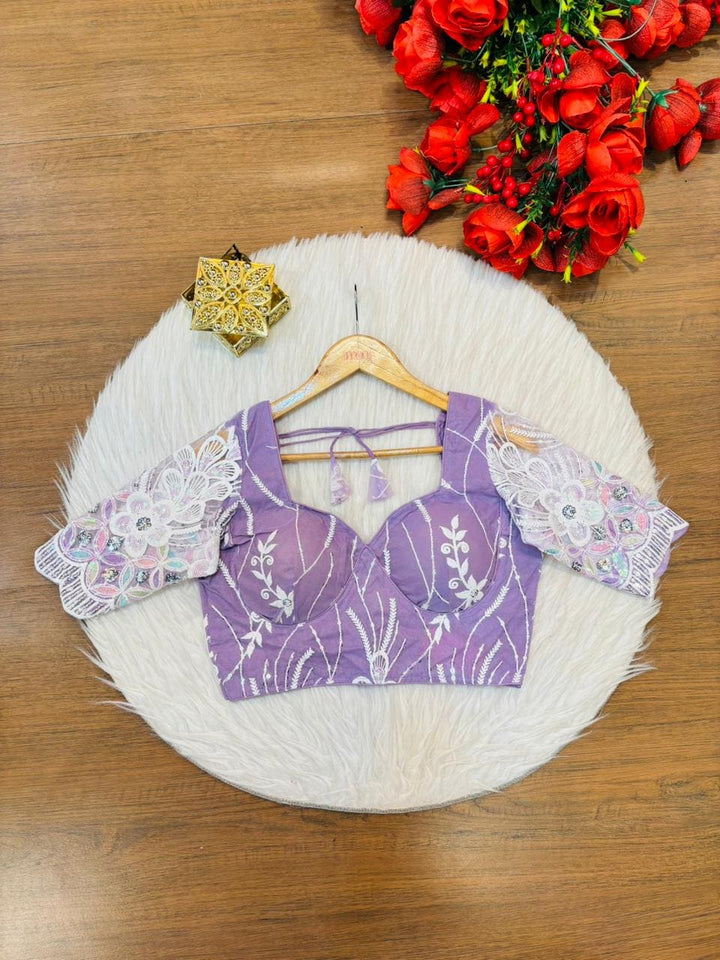 Too Perfect Designer Net Blouse