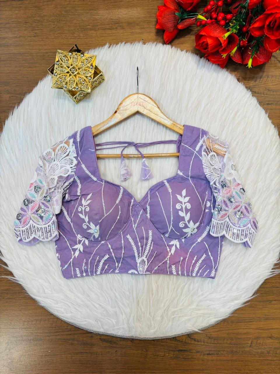 Too Perfect Designer Net Blouse