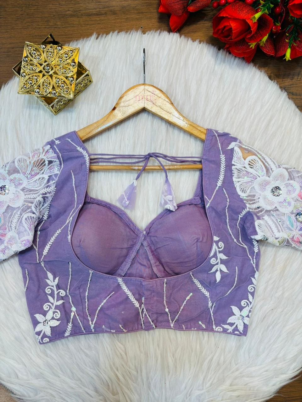 Too Perfect Designer Net Blouse