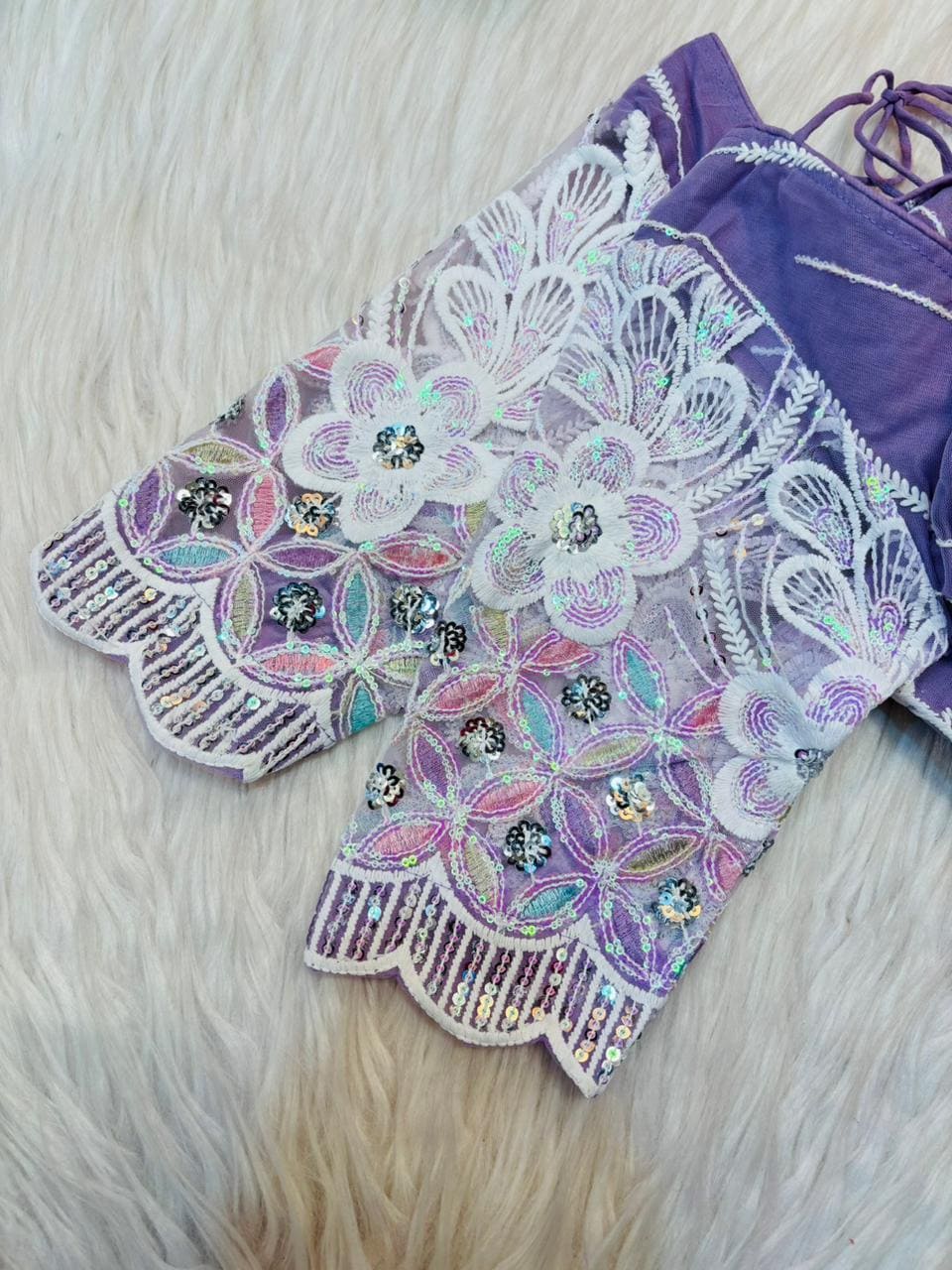 Too Perfect Designer Net Blouse