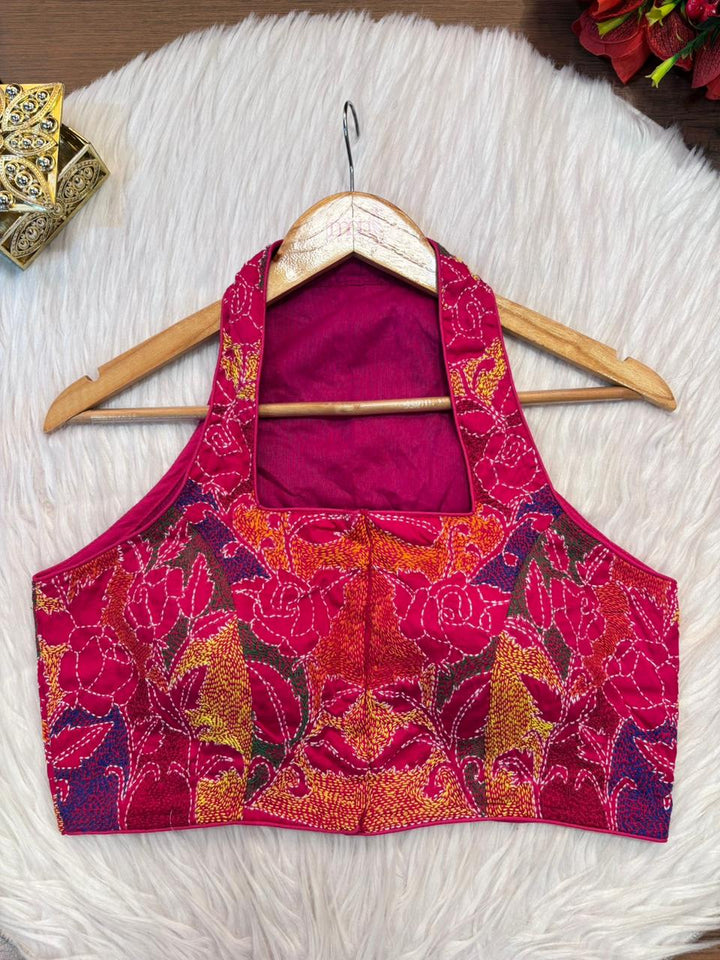 Queen Bee Kantha Stitch Blouse