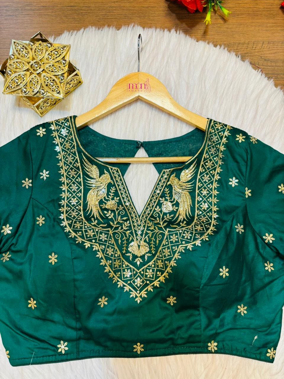 Each Stitch Designer Cotton Silk Blouse