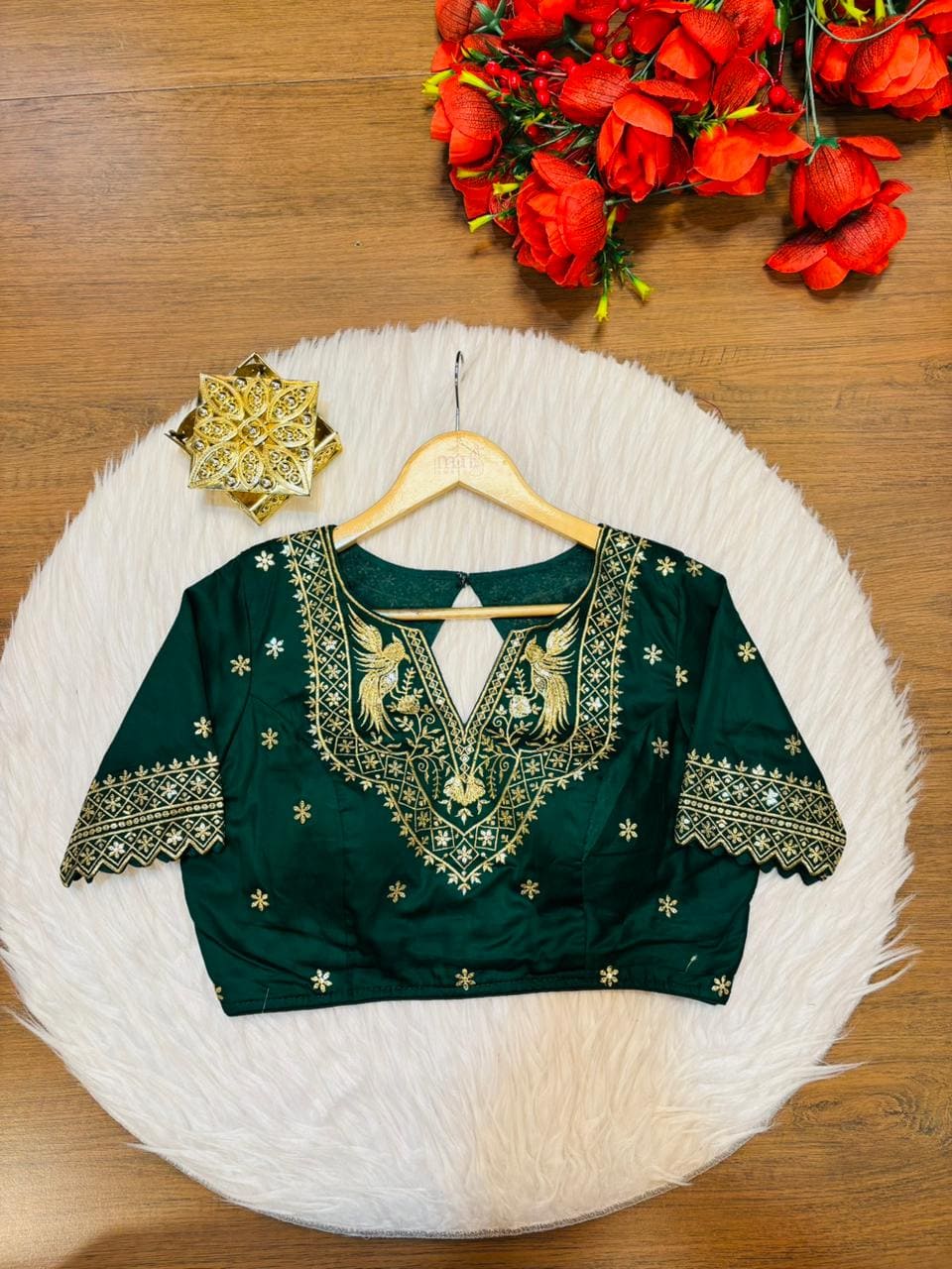 Each Stitch Designer Cotton Silk Blouse