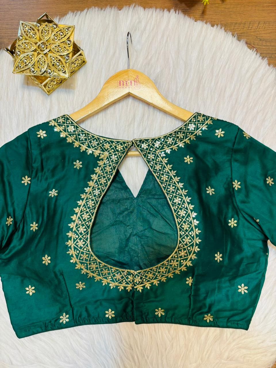 Each Stitch Designer Cotton Silk Blouse