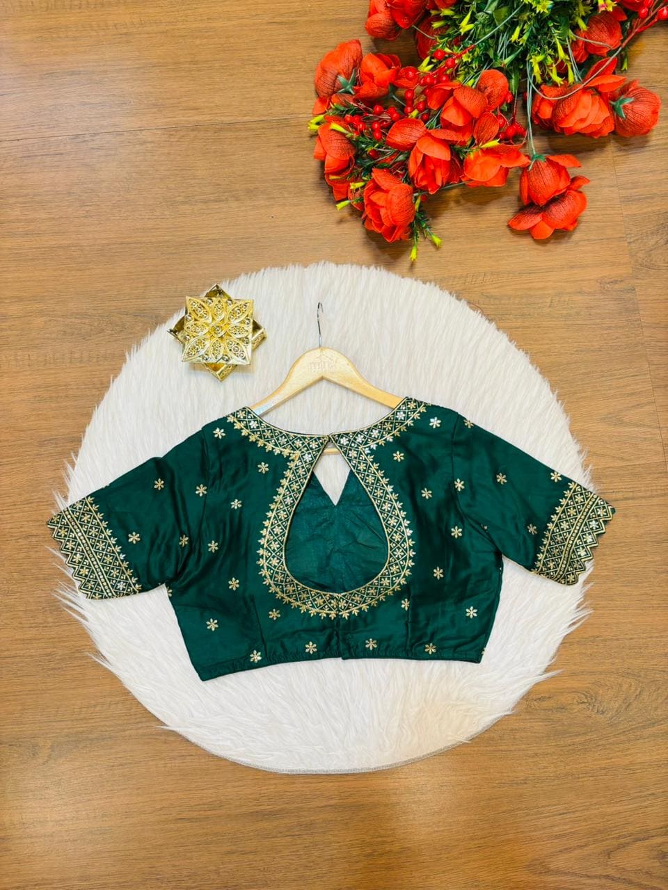 Each Stitch Designer Cotton Silk Blouse