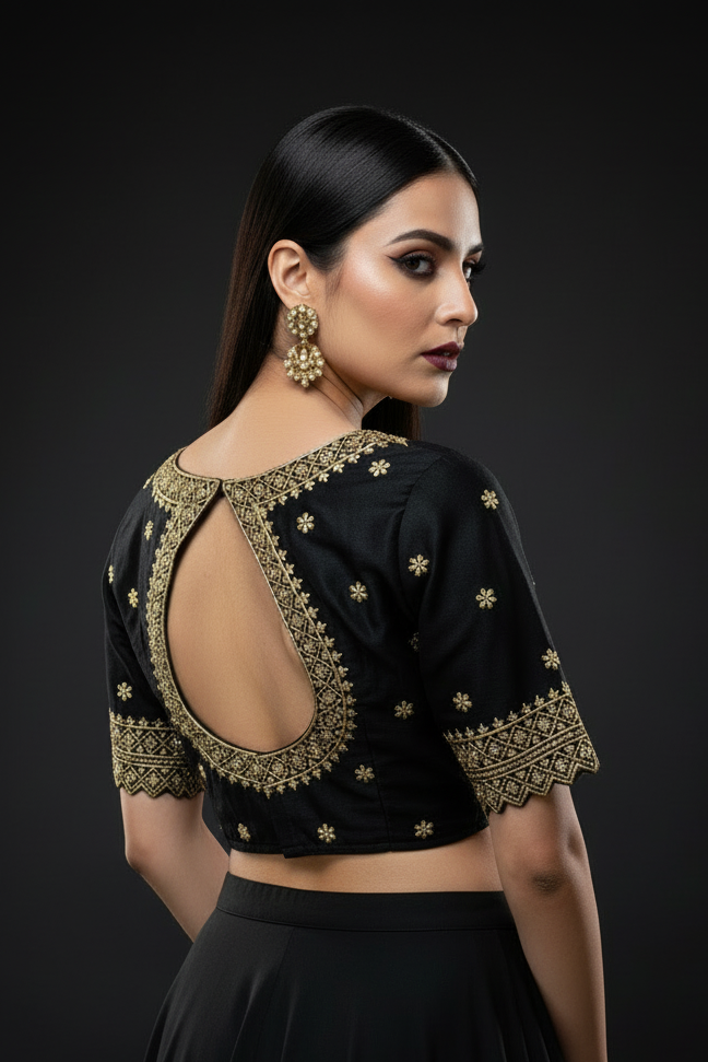 Each Stitch Designer Cotton Silk Blouse