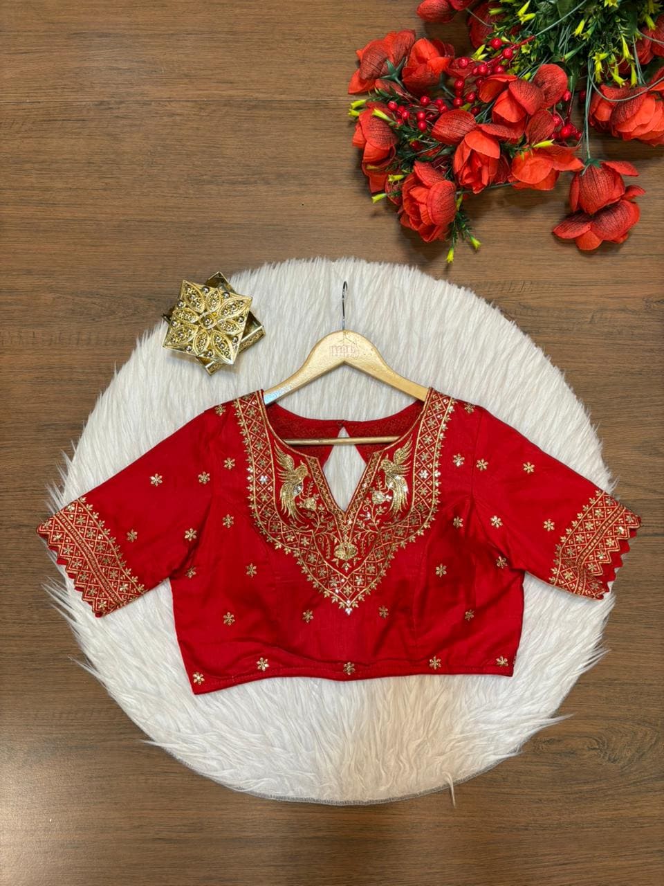 Each Stitch Designer Cotton Silk Blouse