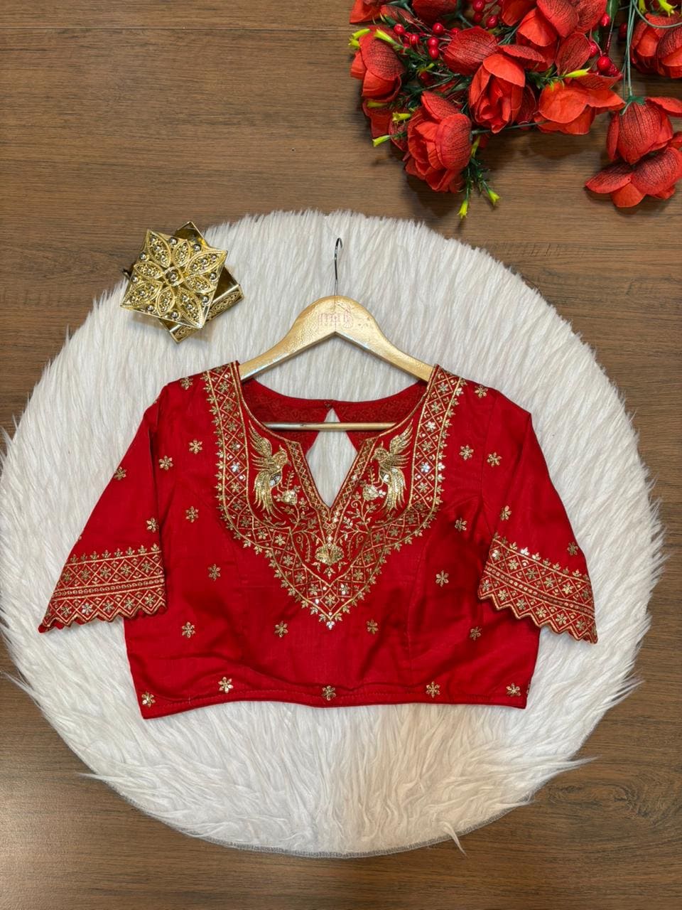 Each Stitch Designer Cotton Silk Blouse